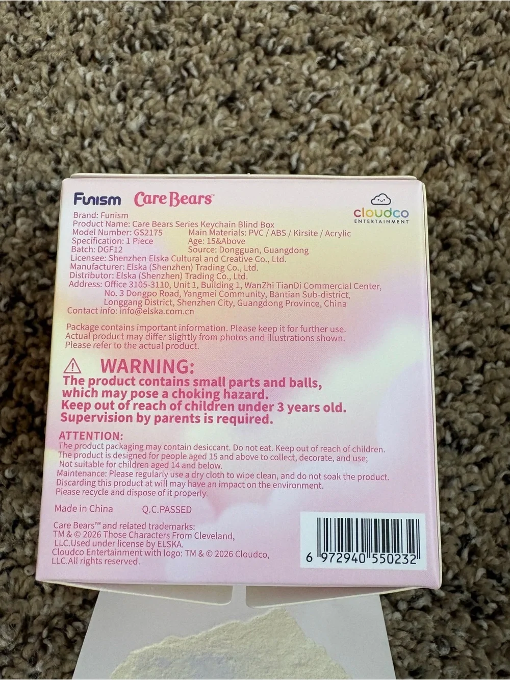 Funism Care Bears Blind Box - Funshine Bear